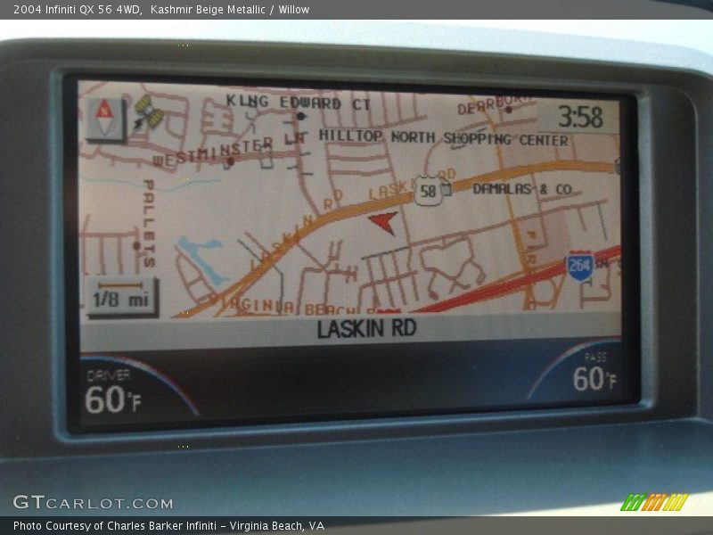Kashmir Beige Metallic / Willow 2004 Infiniti QX 56 4WD