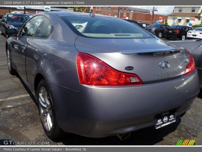 Amethyst Graphite / Stone 2009 Infiniti G 37 x Coupe