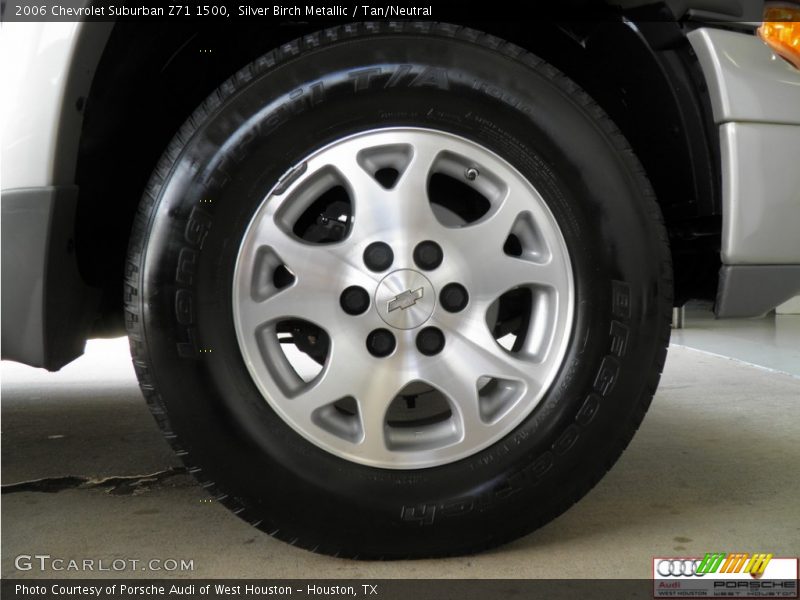 Silver Birch Metallic / Tan/Neutral 2006 Chevrolet Suburban Z71 1500