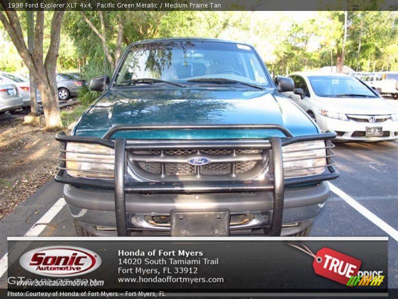 Pacific Green Metallic / Medium Prairie Tan 1998 Ford Explorer XLT 4x4