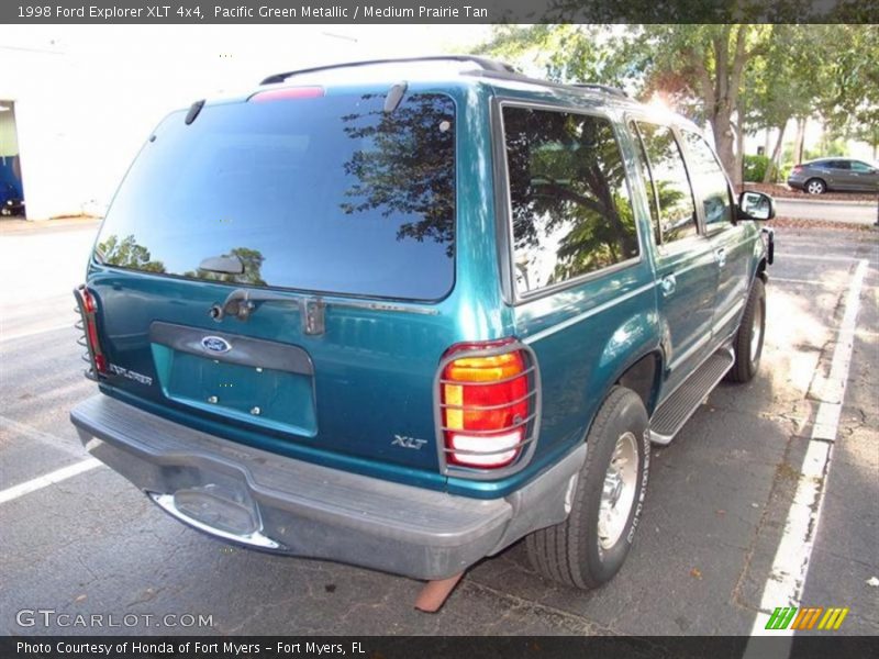 Pacific Green Metallic / Medium Prairie Tan 1998 Ford Explorer XLT 4x4