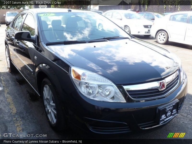 Black Onyx / Gray 2007 Saturn Aura XE