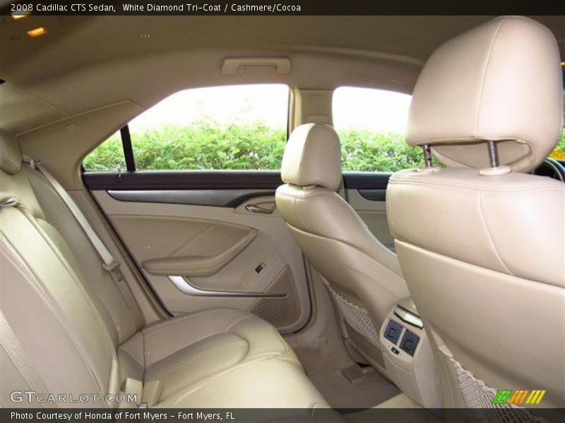 White Diamond Tri-Coat / Cashmere/Cocoa 2008 Cadillac CTS Sedan