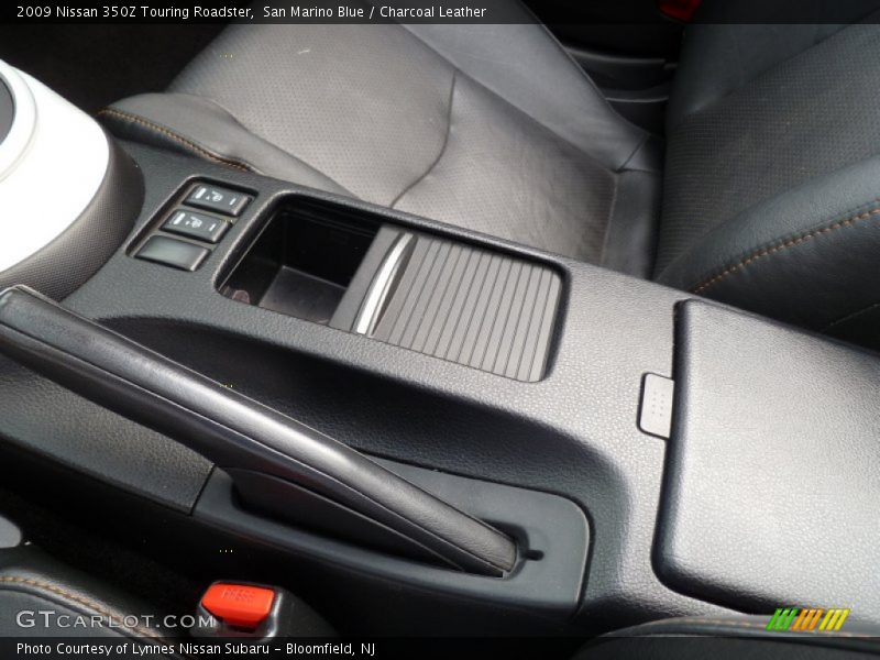 San Marino Blue / Charcoal Leather 2009 Nissan 350Z Touring Roadster