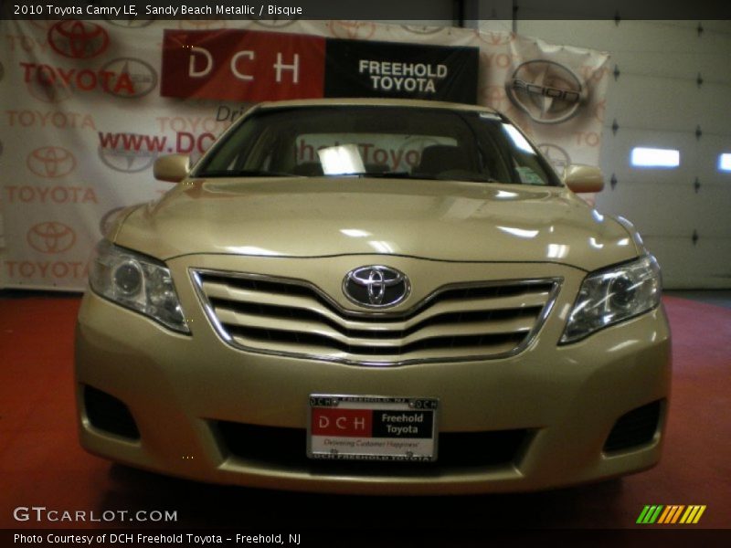 Sandy Beach Metallic / Bisque 2010 Toyota Camry LE