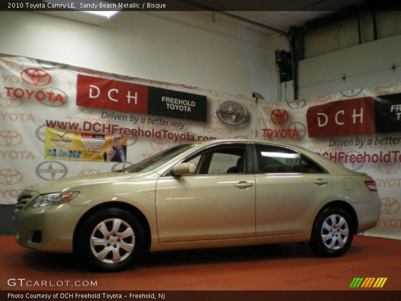 Sandy Beach Metallic / Bisque 2010 Toyota Camry LE