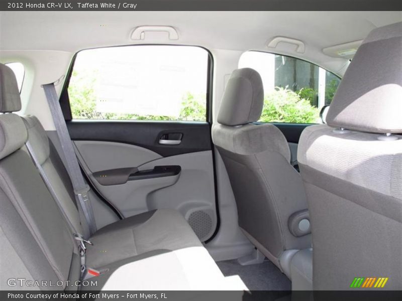 Taffeta White / Gray 2012 Honda CR-V LX