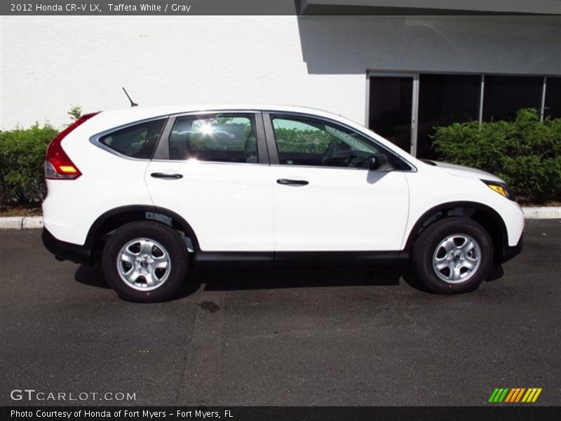 Taffeta White / Gray 2012 Honda CR-V LX