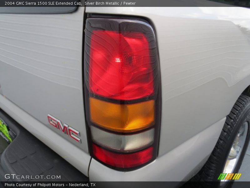 Silver Birch Metallic / Pewter 2004 GMC Sierra 1500 SLE Extended Cab