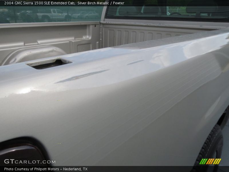 Silver Birch Metallic / Pewter 2004 GMC Sierra 1500 SLE Extended Cab