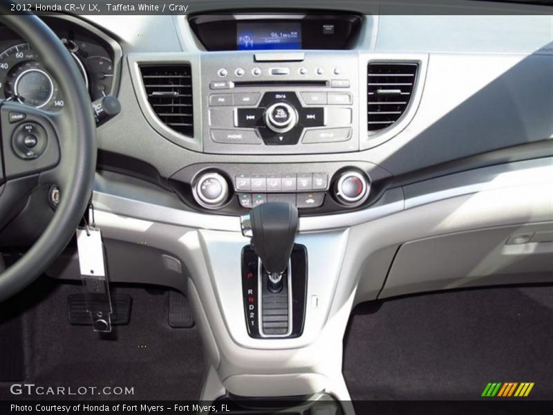 Taffeta White / Gray 2012 Honda CR-V LX