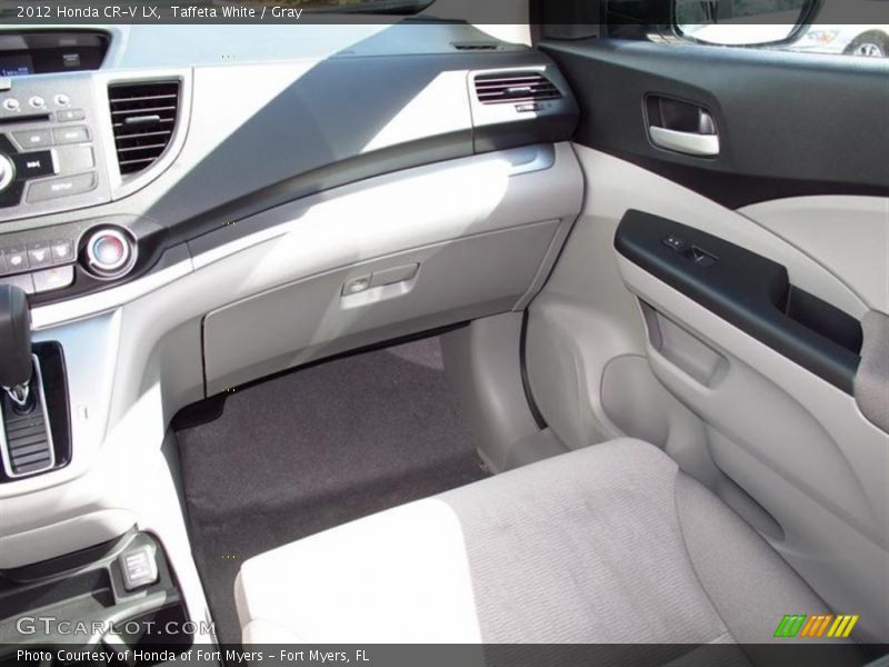 Taffeta White / Gray 2012 Honda CR-V LX