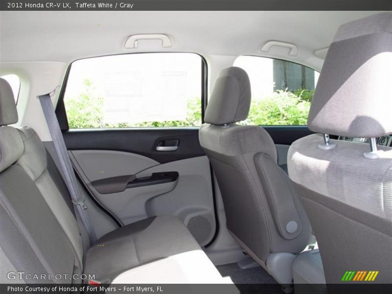Taffeta White / Gray 2012 Honda CR-V LX