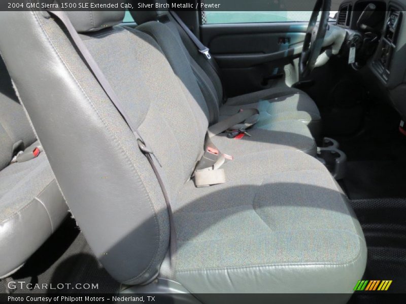 Silver Birch Metallic / Pewter 2004 GMC Sierra 1500 SLE Extended Cab