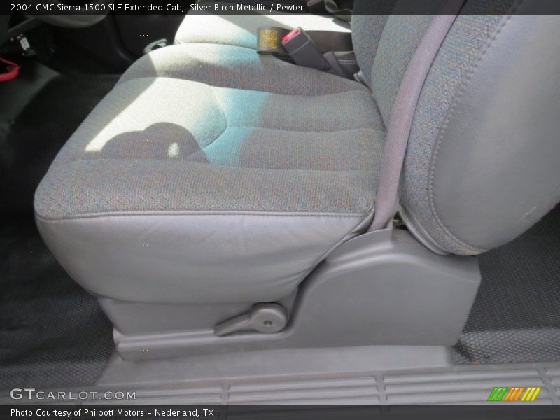 Silver Birch Metallic / Pewter 2004 GMC Sierra 1500 SLE Extended Cab