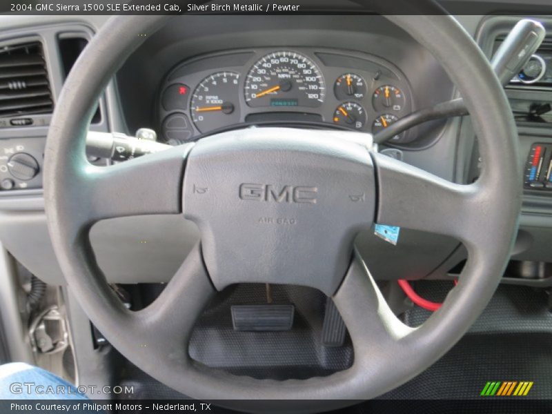  2004 Sierra 1500 SLE Extended Cab Steering Wheel