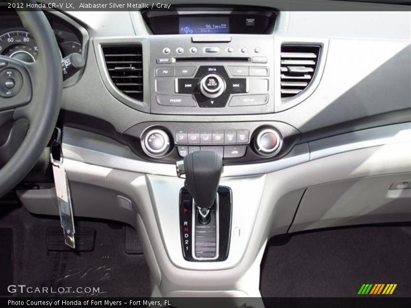 Alabaster Silver Metallic / Gray 2012 Honda CR-V LX