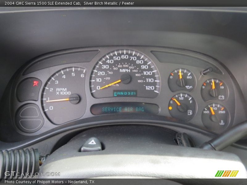  2004 Sierra 1500 SLE Extended Cab SLE Extended Cab Gauges
