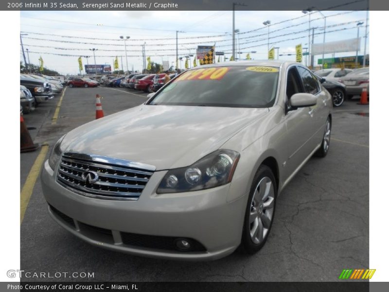 Serengeti Sand Metallic / Graphite 2006 Infiniti M 35 Sedan