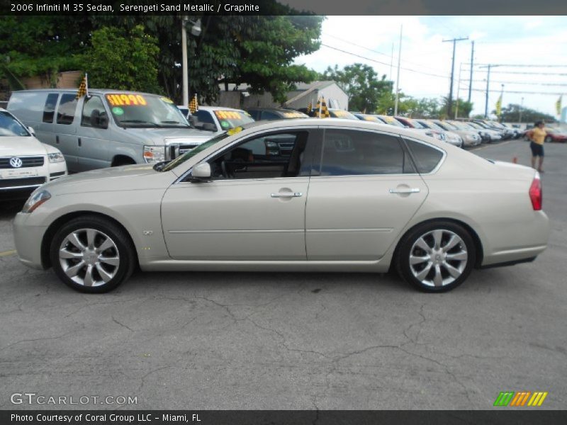 Serengeti Sand Metallic / Graphite 2006 Infiniti M 35 Sedan