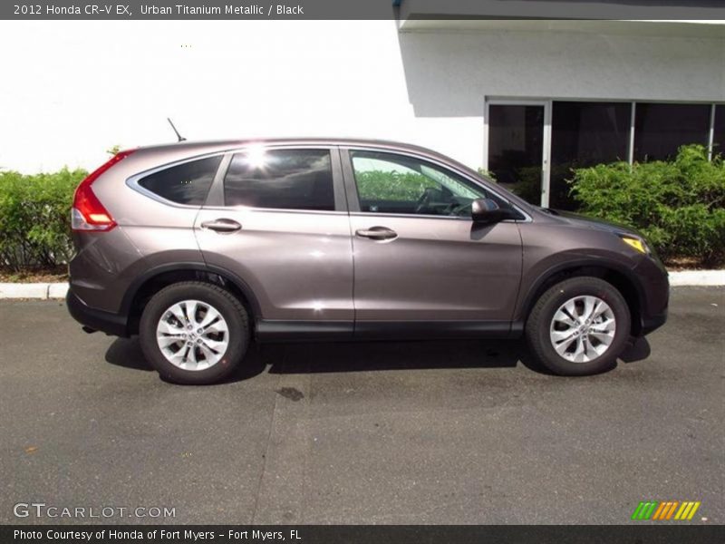 Urban Titanium Metallic / Black 2012 Honda CR-V EX