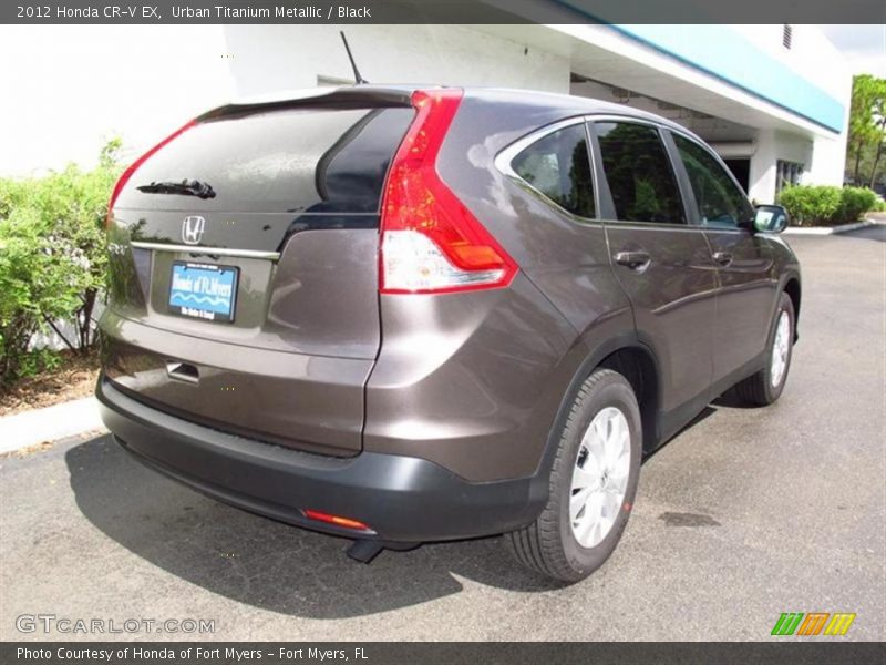Urban Titanium Metallic / Black 2012 Honda CR-V EX
