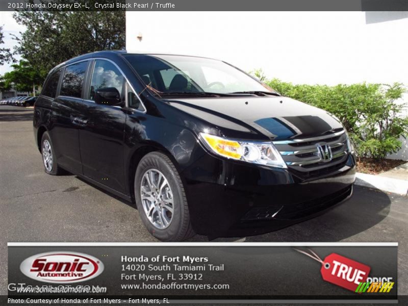 Crystal Black Pearl / Truffle 2012 Honda Odyssey EX-L