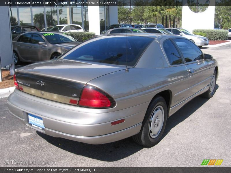 Light Driftwood Metallic / Graphite 1998 Chevrolet Monte Carlo LS