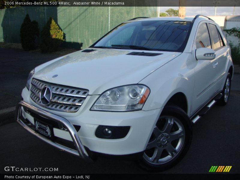 Alabaster White / Macadamia 2006 Mercedes-Benz ML 500 4Matic