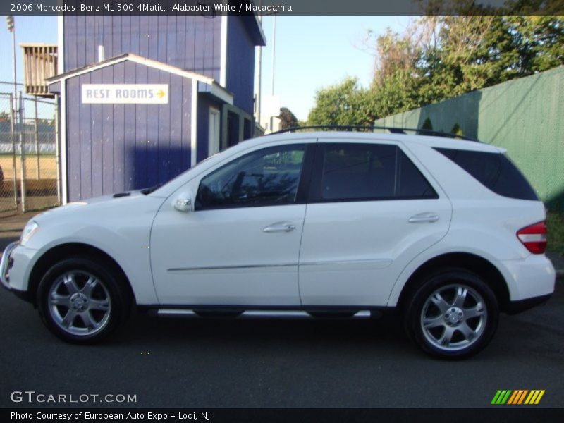 Alabaster White / Macadamia 2006 Mercedes-Benz ML 500 4Matic