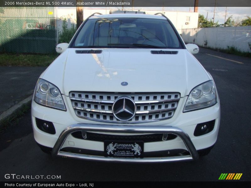 Alabaster White / Macadamia 2006 Mercedes-Benz ML 500 4Matic