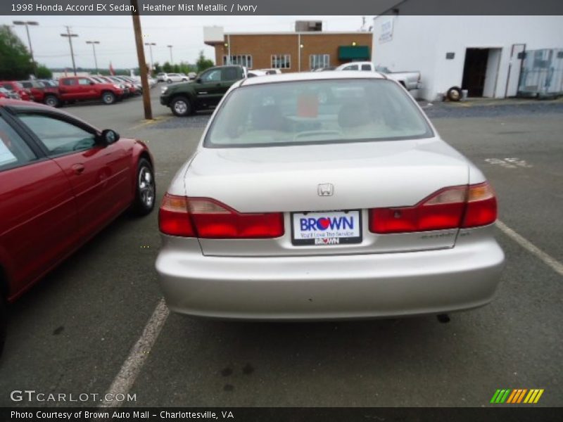 Heather Mist Metallic / Ivory 1998 Honda Accord EX Sedan