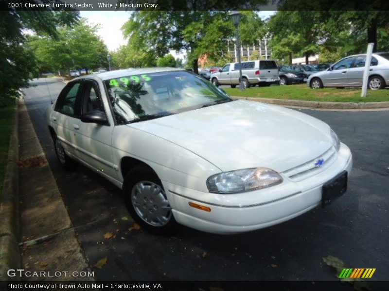 White / Medium Gray 2001 Chevrolet Lumina Sedan