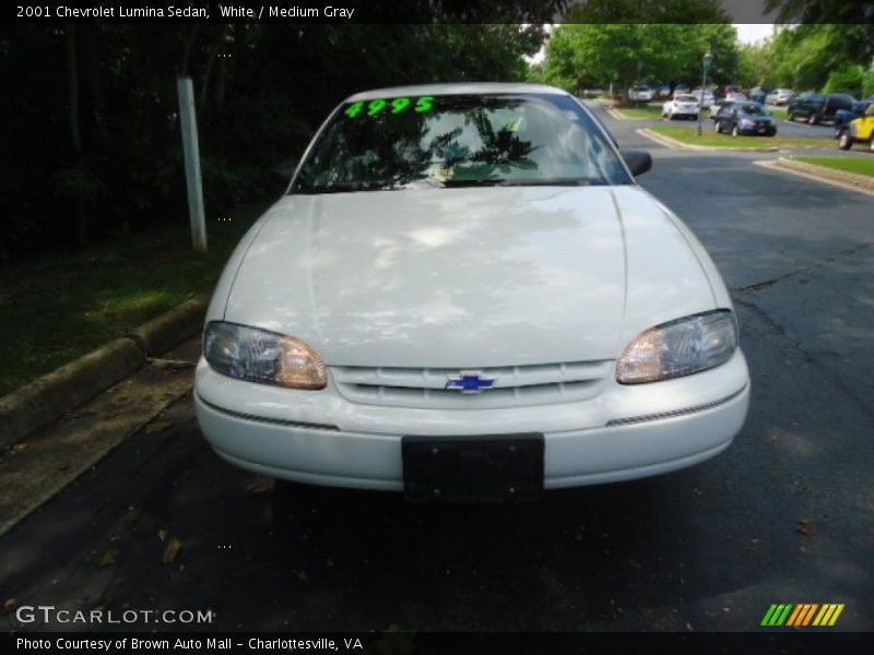 White / Medium Gray 2001 Chevrolet Lumina Sedan