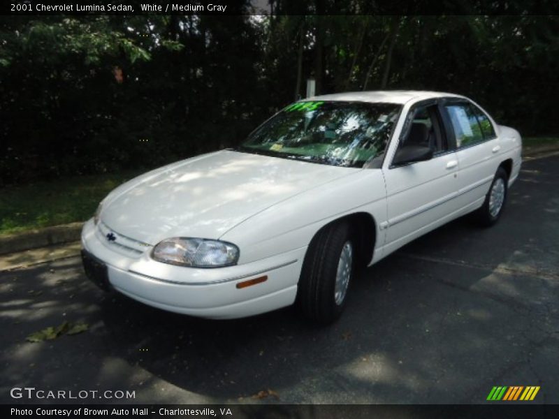 White / Medium Gray 2001 Chevrolet Lumina Sedan