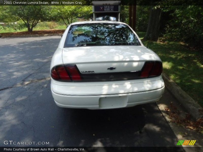 White / Medium Gray 2001 Chevrolet Lumina Sedan