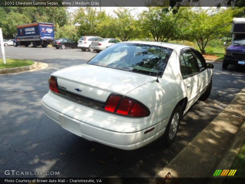 White / Medium Gray 2001 Chevrolet Lumina Sedan