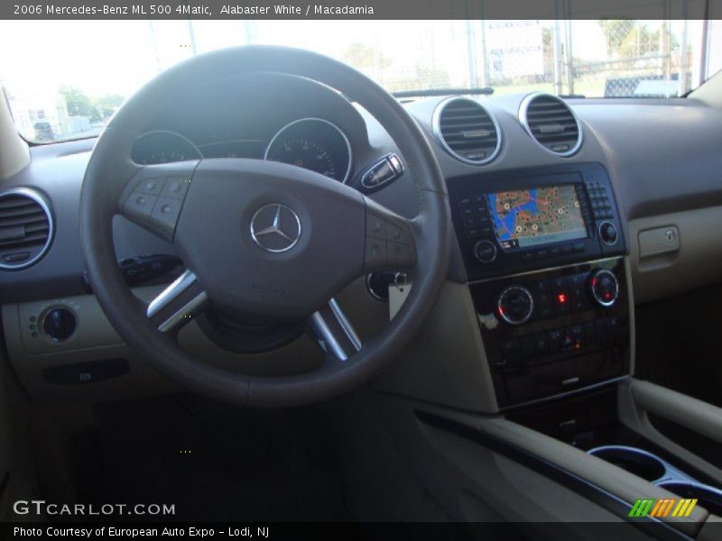 Alabaster White / Macadamia 2006 Mercedes-Benz ML 500 4Matic
