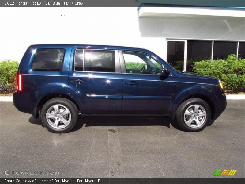 Bali Blue Pearl / Gray 2012 Honda Pilot EX