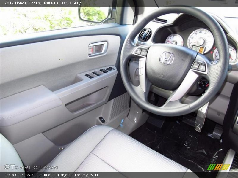 Bali Blue Pearl / Gray 2012 Honda Pilot EX