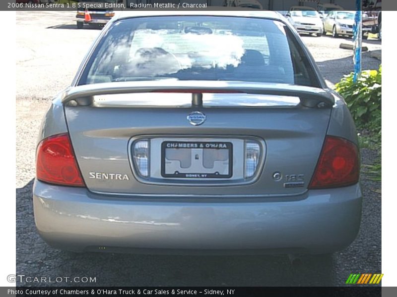 Radium Metallic / Charcoal 2006 Nissan Sentra 1.8 S Special Edition