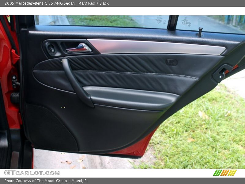 Mars Red / Black 2005 Mercedes-Benz C 55 AMG Sedan