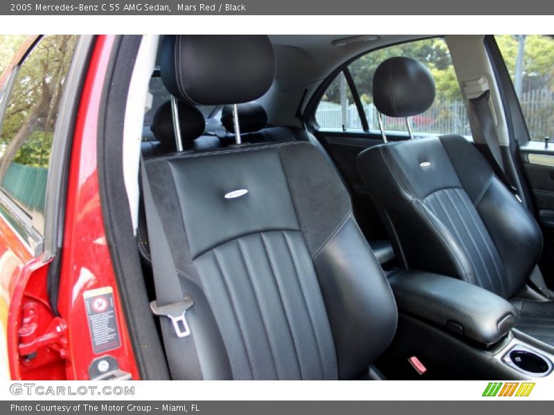 Mars Red / Black 2005 Mercedes-Benz C 55 AMG Sedan