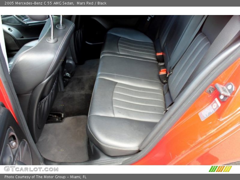 Mars Red / Black 2005 Mercedes-Benz C 55 AMG Sedan
