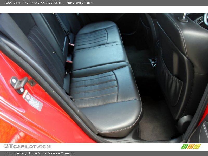 Mars Red / Black 2005 Mercedes-Benz C 55 AMG Sedan