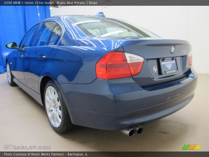 Mystic Blue Metallic / Beige 2006 BMW 3 Series 330xi Sedan