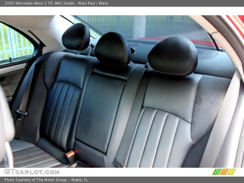 Mars Red / Black 2005 Mercedes-Benz C 55 AMG Sedan