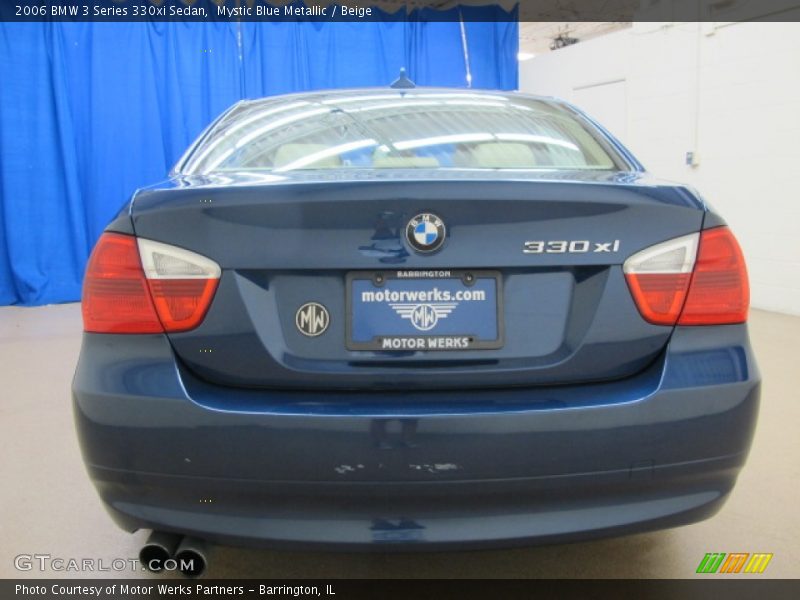 Mystic Blue Metallic / Beige 2006 BMW 3 Series 330xi Sedan
