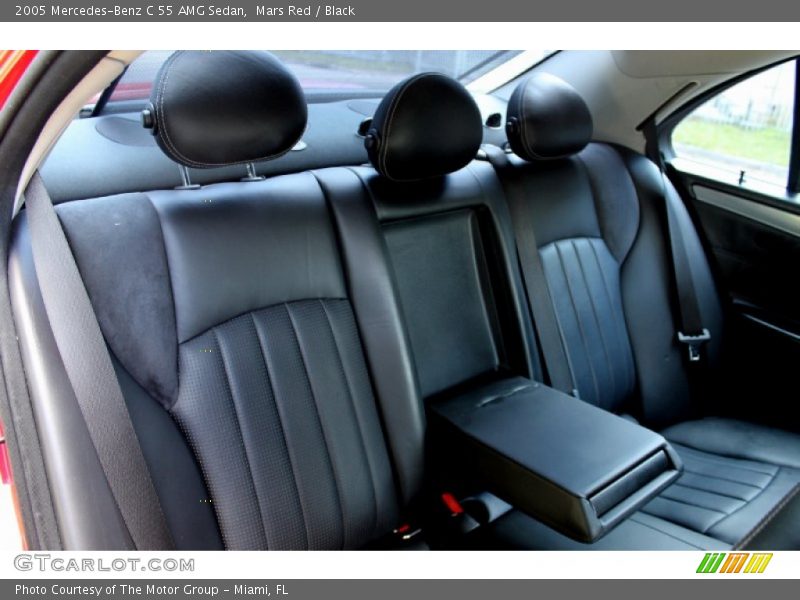 Mars Red / Black 2005 Mercedes-Benz C 55 AMG Sedan