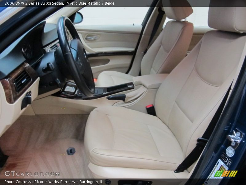 Mystic Blue Metallic / Beige 2006 BMW 3 Series 330xi Sedan